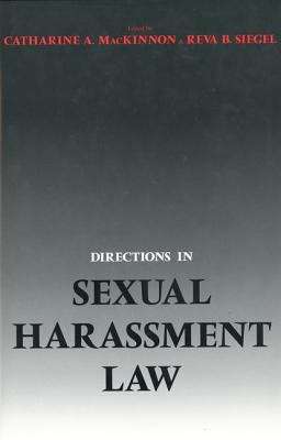 Book cover of Directions in Sexual Harassment Law