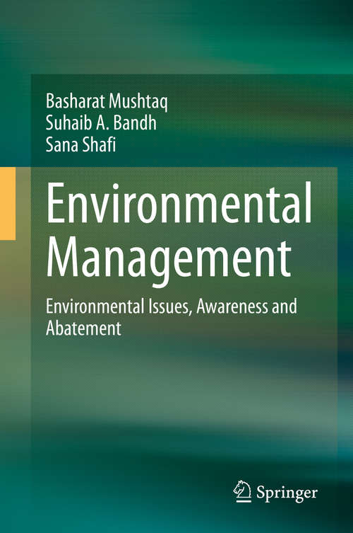Book cover of Environmental Management: Environmental Issues, Awareness and Abatement (1st ed. 2020)