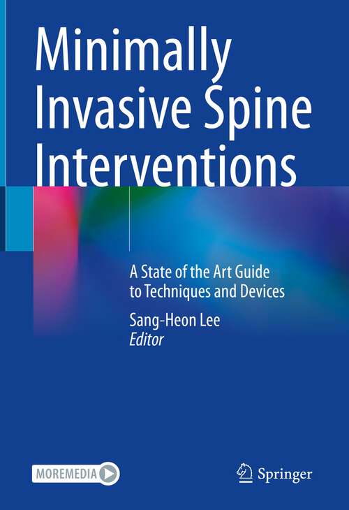 Cover image of Minimally Invasive Spine Interventions