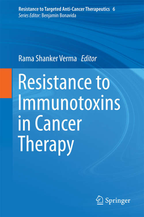 Book cover of Resistance to Immunotoxins in Cancer Therapy