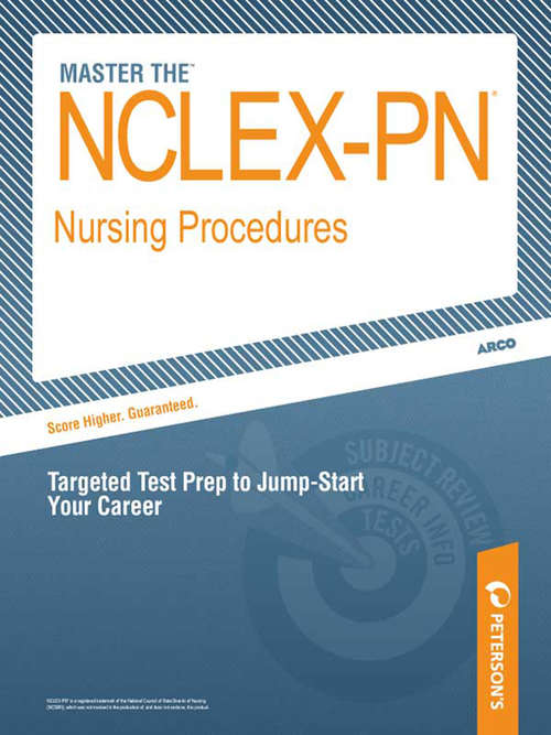 Book cover of Master the NCLEX-PN : Nursing Procedures
