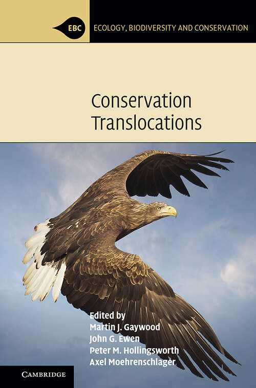 Book cover of Conservation Translocations (Ecology, Biodiversity and Conservation)