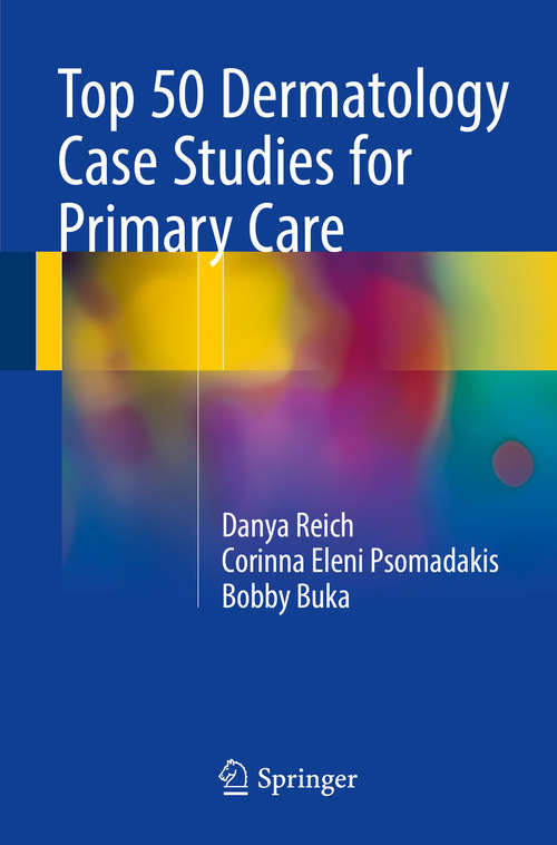 Book cover of Top 50 Dermatology Case Studies for Primary Care
