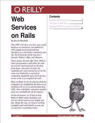 Book cover of Web Services on Rails