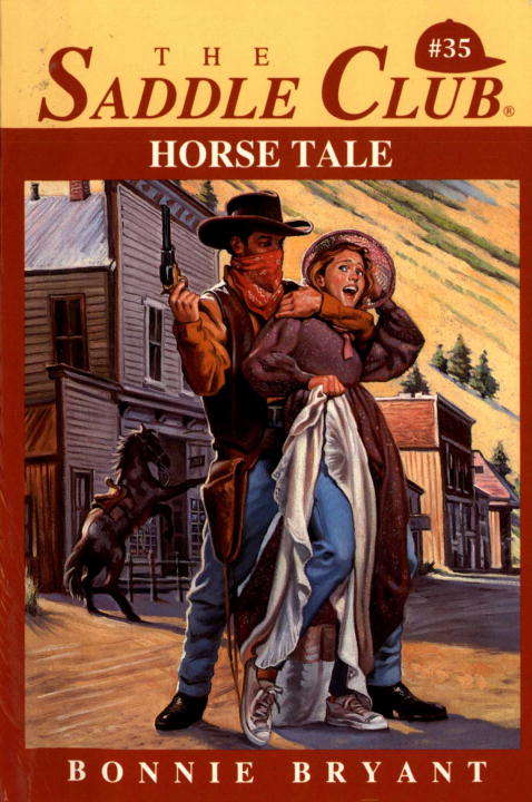 Book cover of Horse Tale (Saddle Club #35)