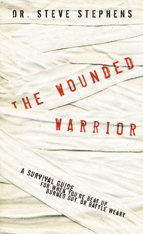 Book cover of The Wounded Warrior: A Survival Guide for When You're Beat Up, Burned Out, or Battle Weary