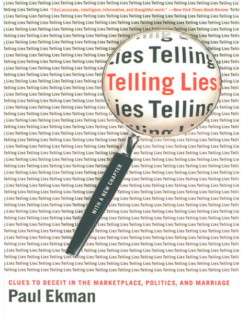 Book cover of Telling Lies: Clues to Deceit in the Marketplace, Politics, and Marriage (Revised Edition)