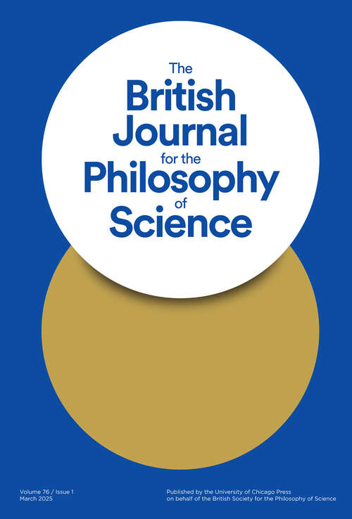 Book cover of The British Journal for the Philosophy of Science, volume 76 number 1 (March 2025)