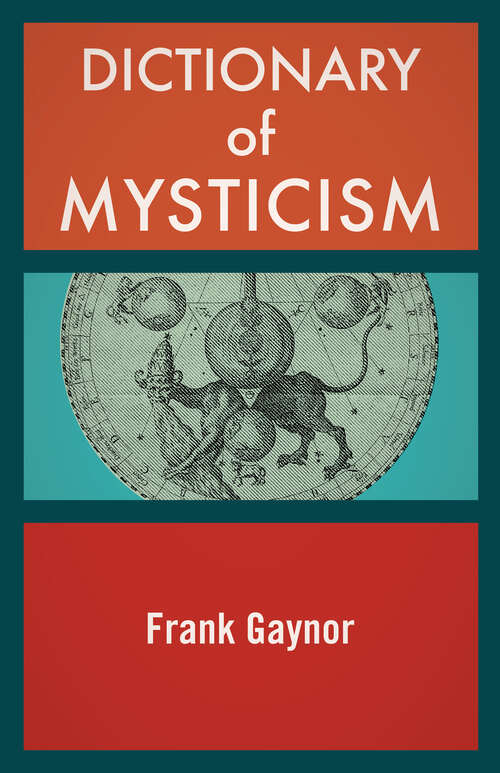 Book cover of Dictionary of Mysticism