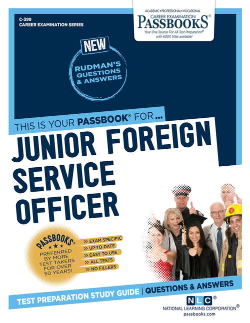 Book cover of Junior Foreign Service Officer: Passbooks Study Guide (Career Examination Series)