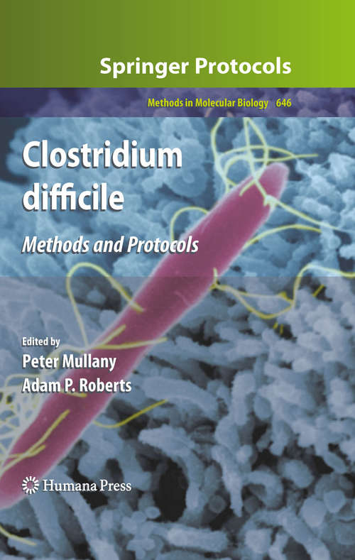 Book cover of Clostridium difficile