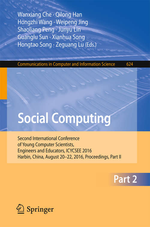 Book cover of Social Computing