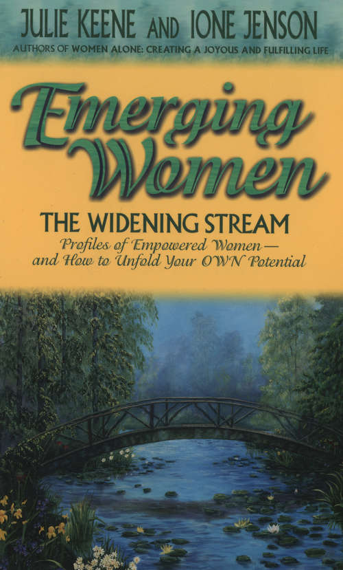 Book cover of Emerging Women: The Widening Stream