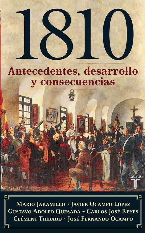 Book cover of 1810, antecedentes, desarrollo y consecuencias