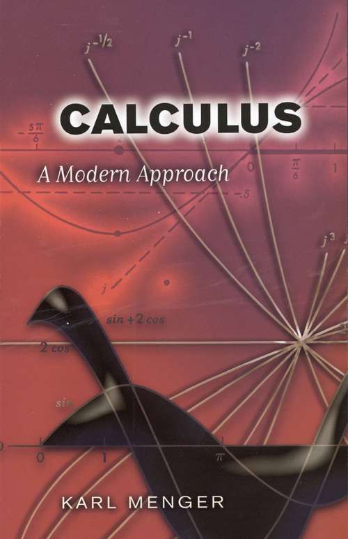 Book cover of Calculus: A Modern Approach