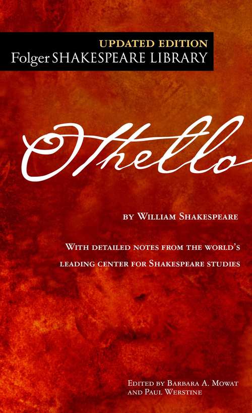 Book cover of Othello: Le More De Venise... (Folger Shakespeare Library)