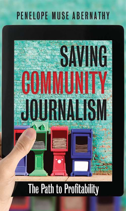 Book cover of Saving Community Journalism