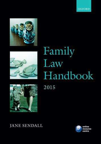 Book cover of Family Law Handbook
