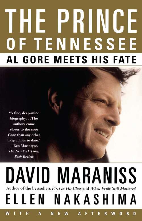 Book cover of The Prince of Tennessee: The Rise of Al Gore