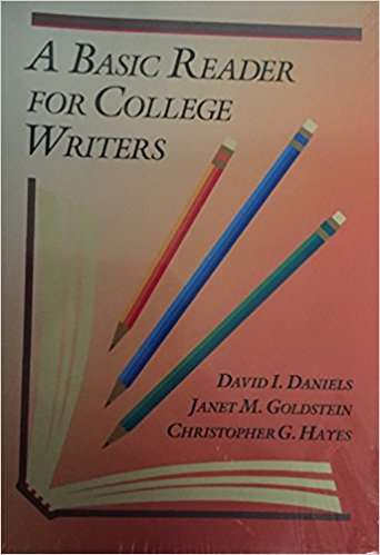 A Basic Reader for College Writers