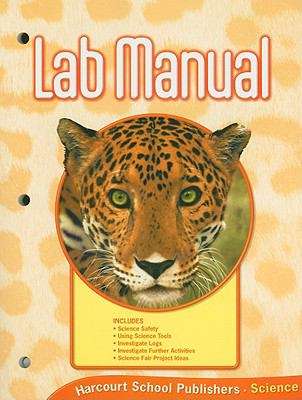 Book cover of Harcourt Science: Lab Manual (Grade #5)