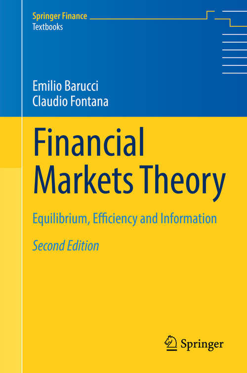 Book cover of Financial Markets Theory