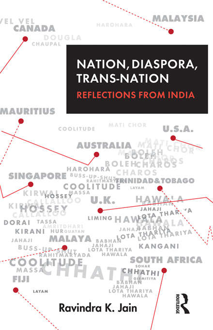 Book cover of Nation, Diaspora, Trans-nation: Reflections from India