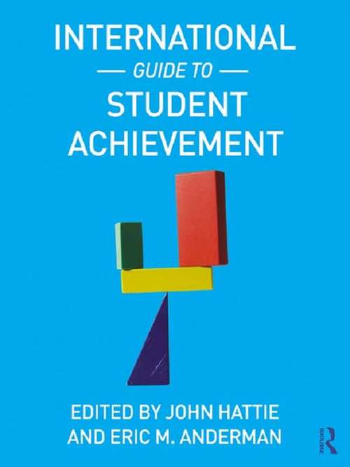 International Guide to Student Achievement (Educational Psychology Handbook)