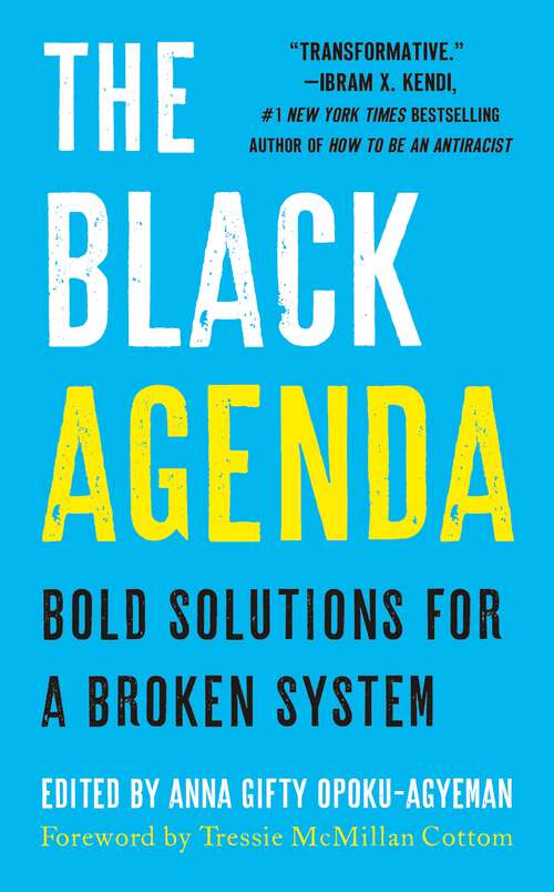 Book cover of The Black Agenda: Bold Solutions for a Broken System