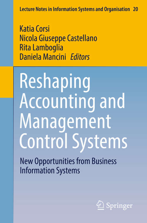 Book cover of Reshaping Accounting and Management Control Systems