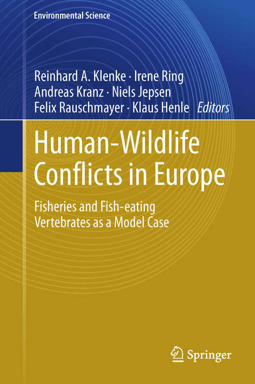 Book cover of Human - Wildlife Conflicts in Europe