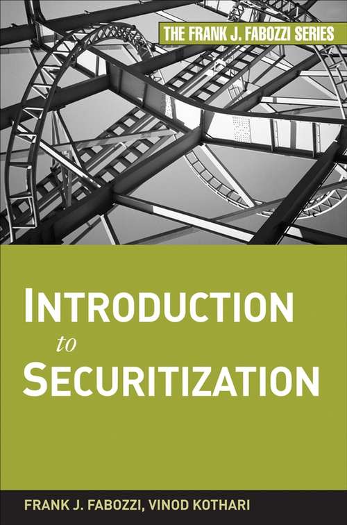 Book cover of Introduction to Securitization