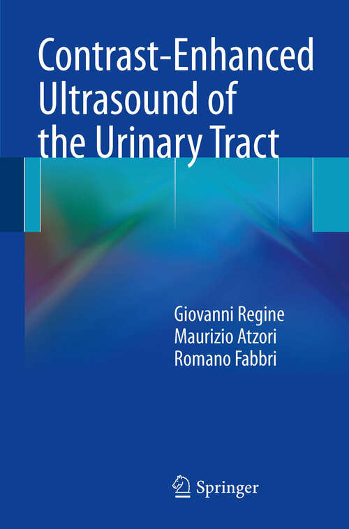 Book cover of Contrast-Enhanced Ultrasound of the Urinary Tract
