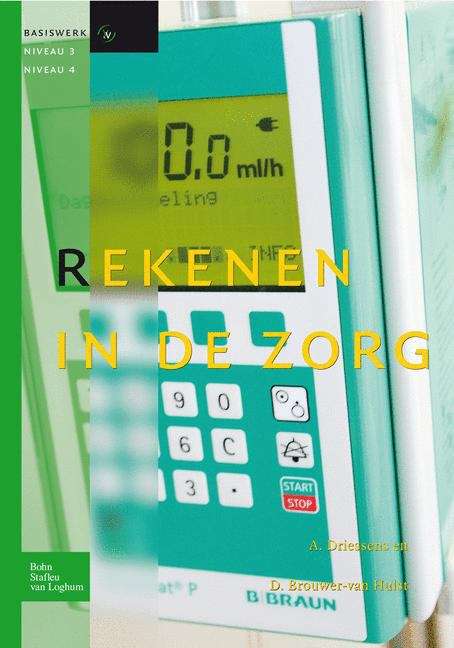 Book cover of Rekenen in de zorg voor niveau 3–4