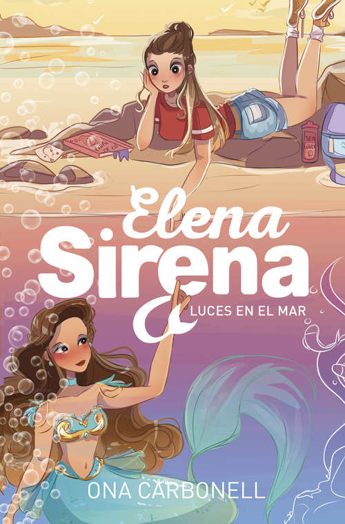 Book cover of Luces en el mar (Serie Elena Sirena: Volumen 4)