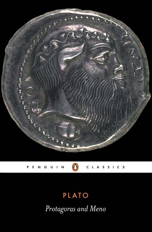 Book cover of Protagoras and Meno