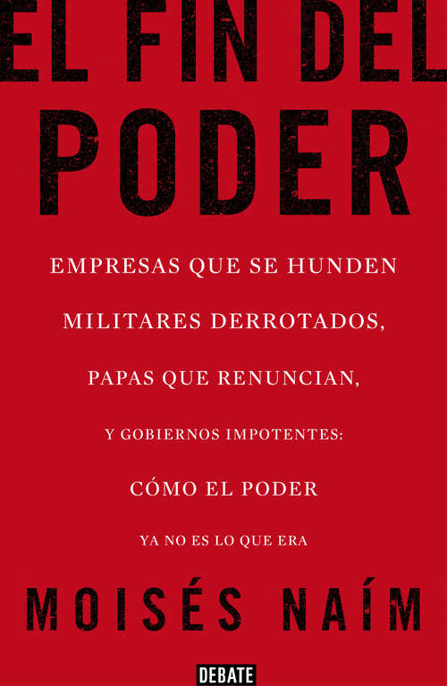 Book cover of El fin del poder
