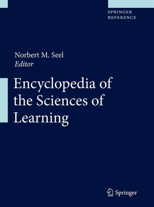 Book cover of Encyclopedia of the Sciences of Learning