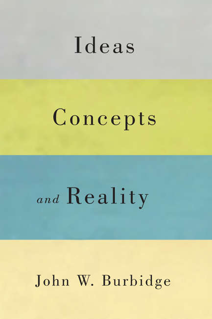 Book cover of Ideas, Concepts, and Reality