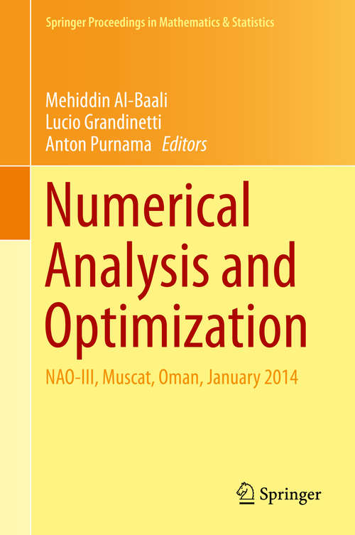 Numerical Analysis and Optimization