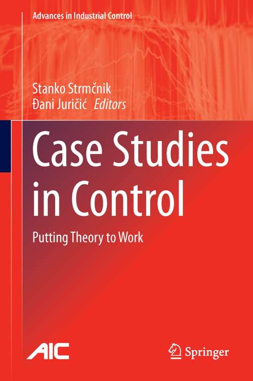 Book cover of Case Studies in Control