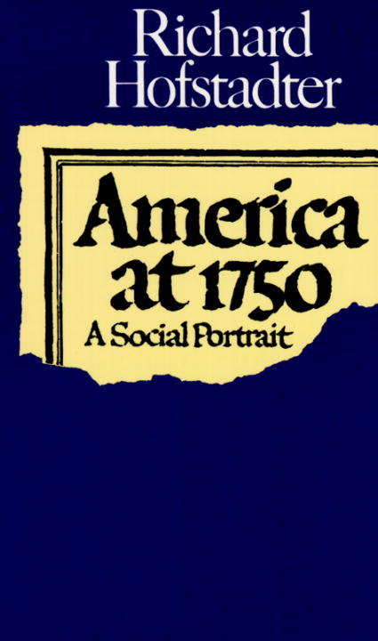 Book cover of America at 1750