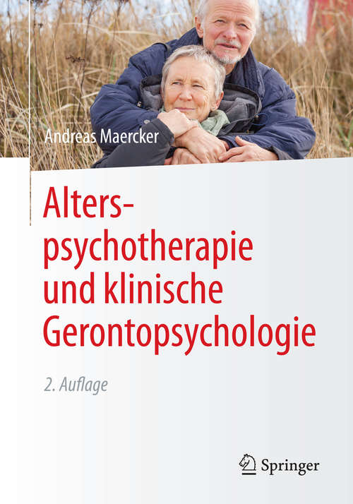 Book cover of Alterspsychotherapie und klinische Gerontopsychologie