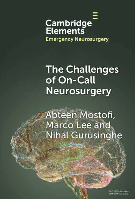 Book cover of The Challenges of On-Call Neurosurgery (Elements in Emergency Neurosurgery)
