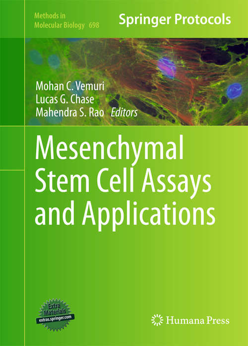 Book cover of Mesenchymal Stem Cell Assays and Applications