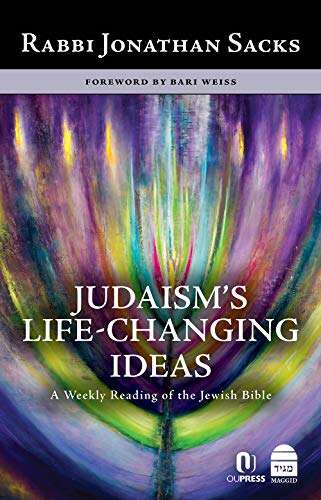 Book cover of Judaism’s Life-Changing Ideas: A Weekly Reading of the Jewish Bible