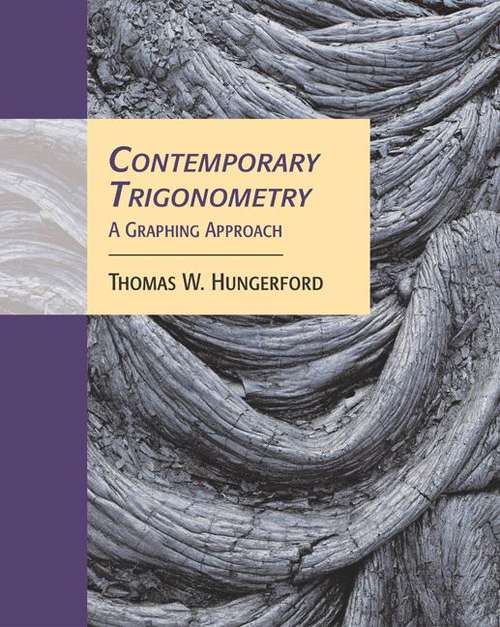 Book cover of Contemporary Trigonometry: A Graphing Approach