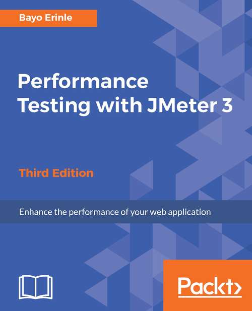 Book cover of Performance Testing with JMeter 3 - Third Edition