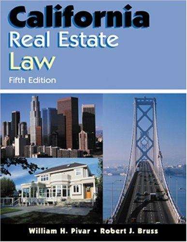 California Real Estate Law, 5th ed.