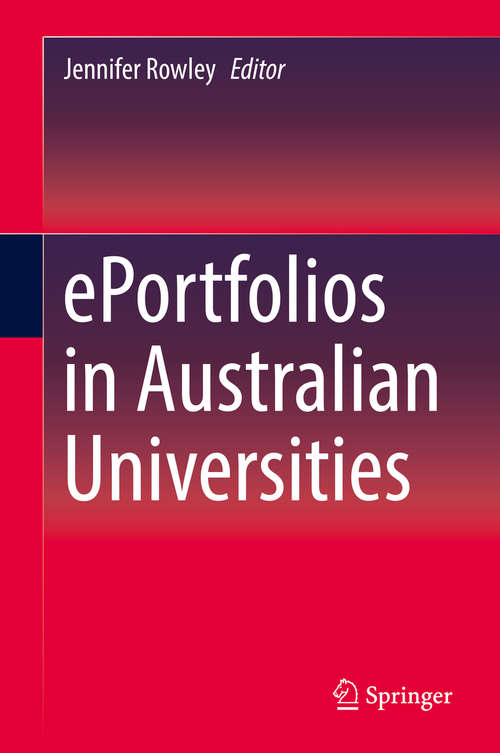 Book cover of ePortfolios in Australian Universities